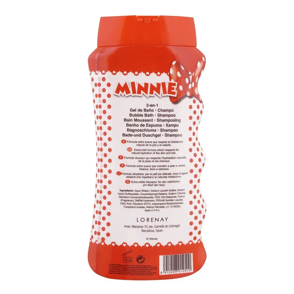 Lorenay Minnie Bubble Bath + Shampoo, 475ml - Image 2