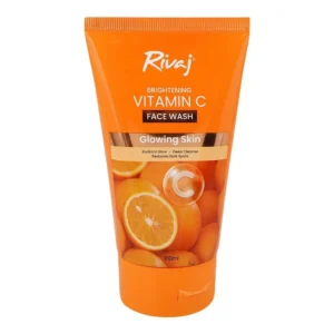 Rivaj UK Brightening Vitamin C Glowing Skin Face Wash, Glycerin, 100ml