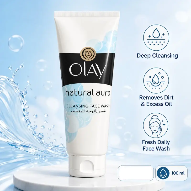 Olay Natural Aura Cleansing Face Wash 100ml
