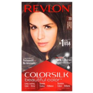 Revlon Hair Color ColorSilk (Brown Black 20)