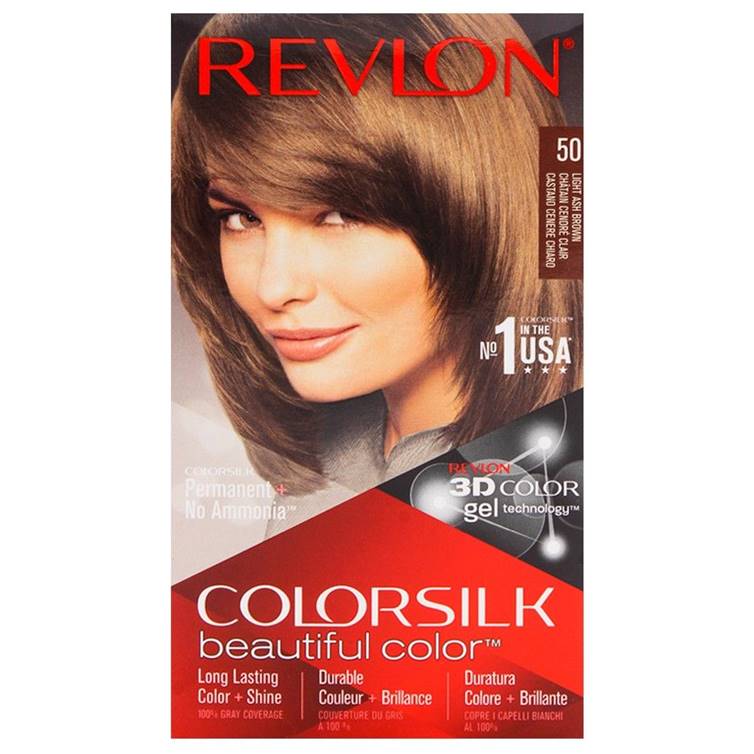 Revlon Hair Color ColorSilk (Light Ash Brown 50)