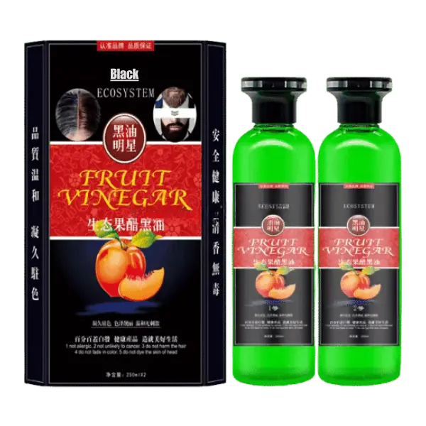 Fruit Vinegar Hair Color Gel (Black)