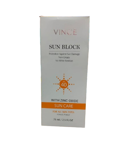 Vince Sun Block Spf 40 - 75Ml