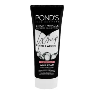 Ponds's Bright Miracle Whip Collagen Niasorcinol Whip Foam, For Oily Skin, 100g