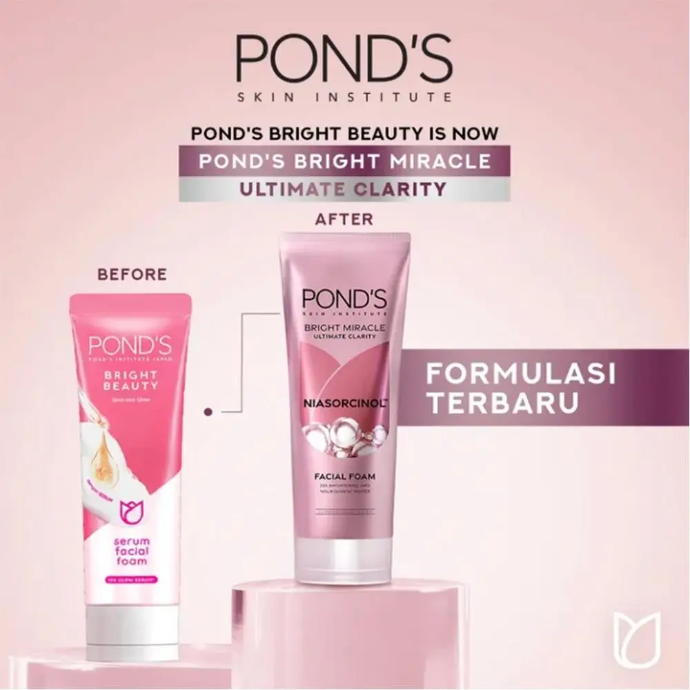 Ponds Bright Miracle Face Wash - 100g - Image 2