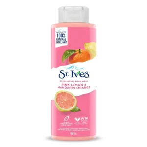 St. Ives Pink Lemon & Mandarin Orange Exfoliating Body Wash 450ml