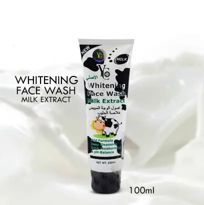 YC Whitening Face Wash with Milk Extract Extra Moisturizing Mild 100ml - Image 2