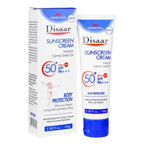 Disaar Arbutin Carrot Seed Oil Sunscreen Cream SPF50+ 100g