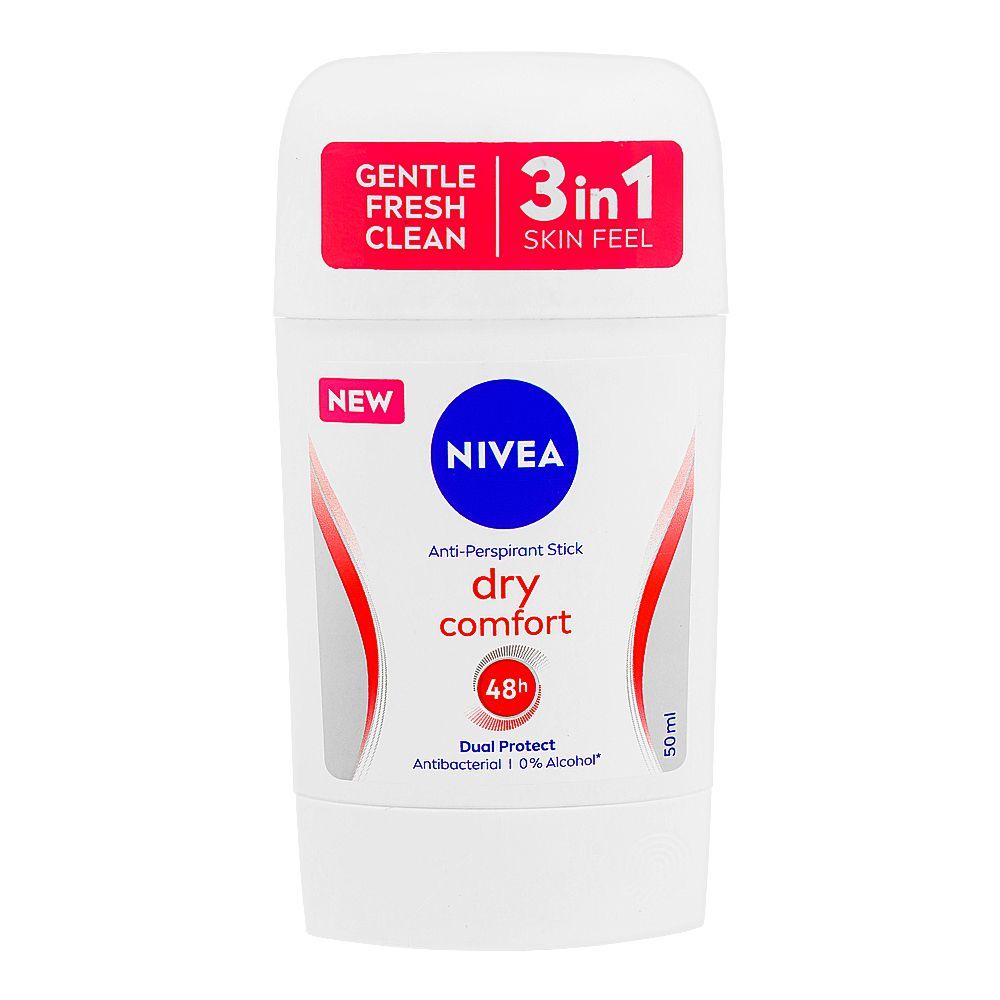 Nivea Dry Comfort Dual Protect Anti-Perspirant Deodorant Stick 50ml