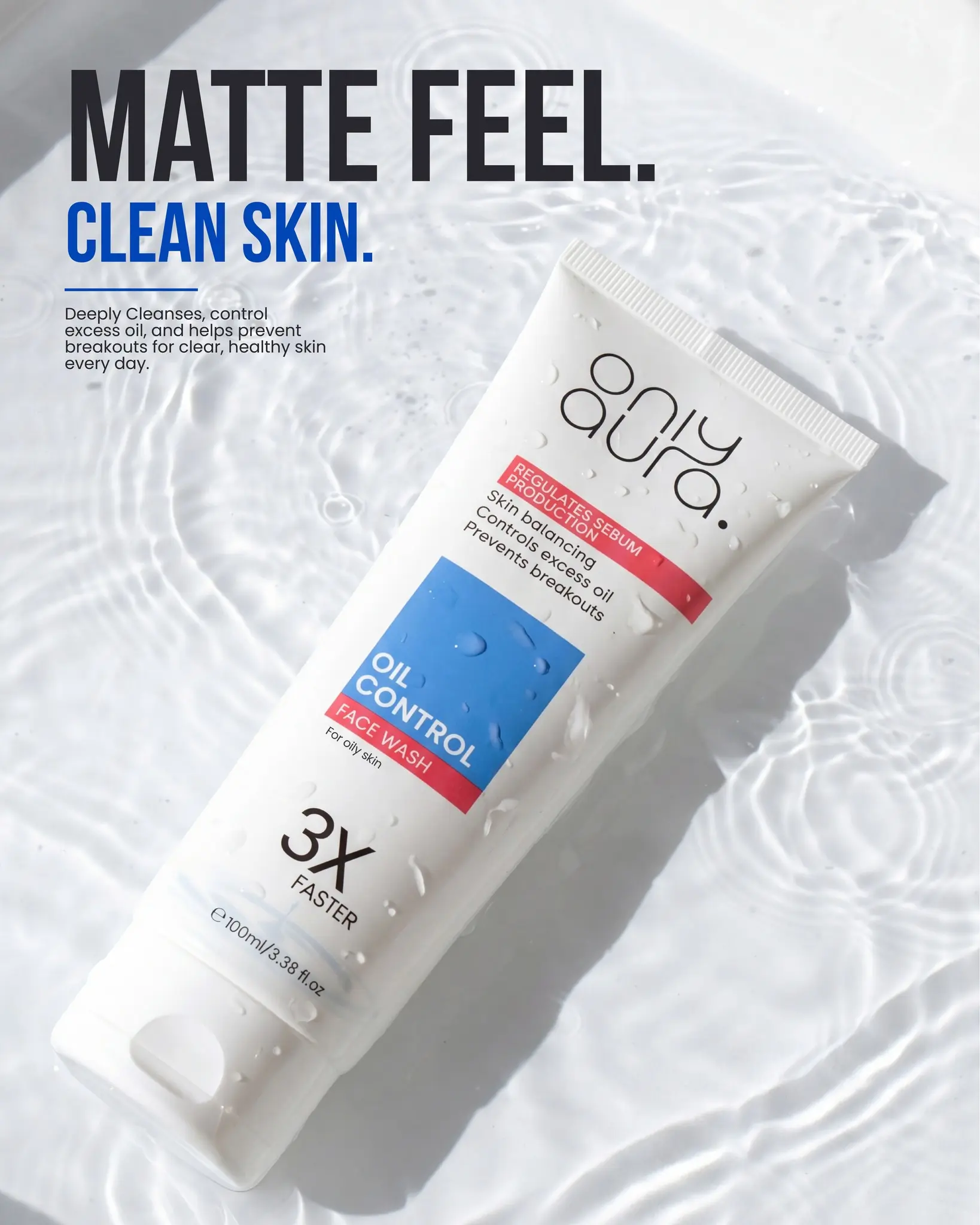Only Aura Oil Control Face wash 100ml